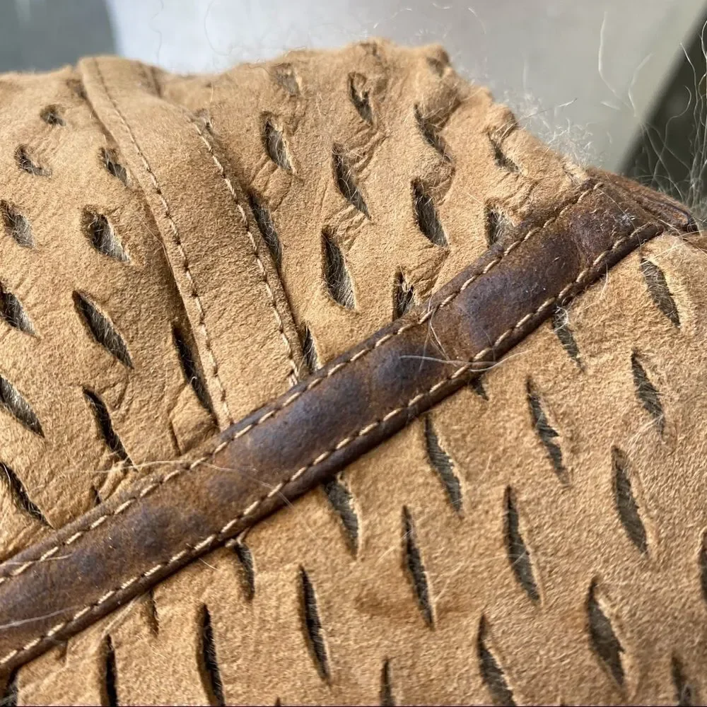 Ralph Lauren ‘15 Collection Tan Italian Lamb Shearling & Suede Fringe Jacket - Picture 16 of 16